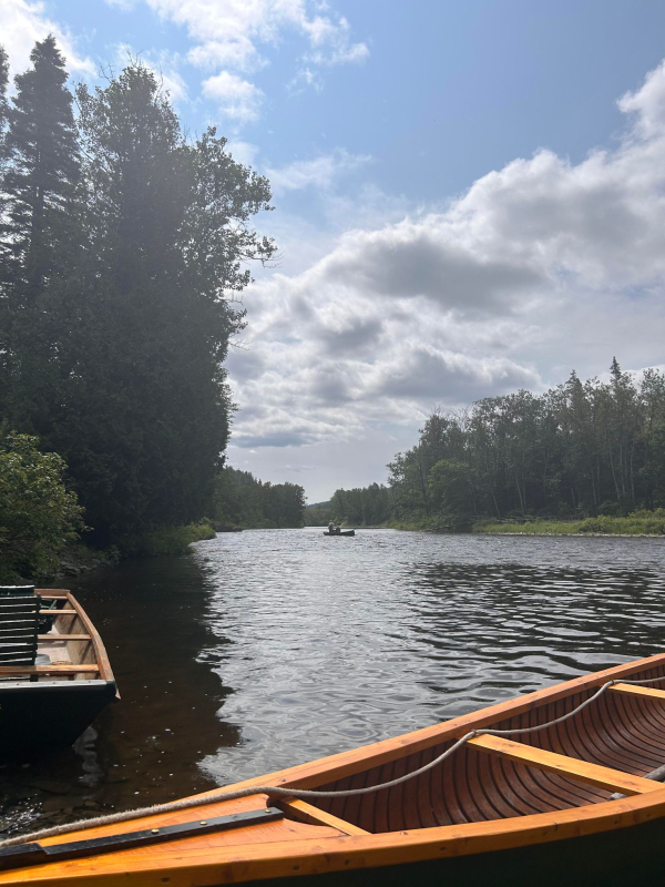 works at Salmon Hole 