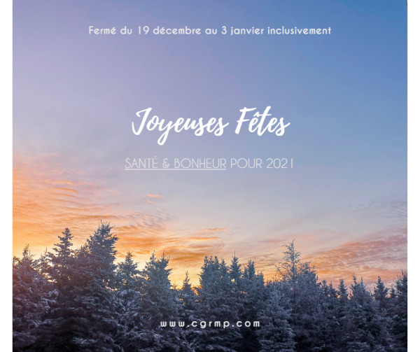 schedule for the holidays
